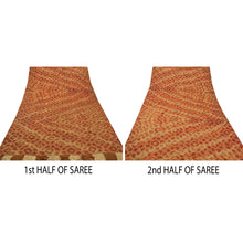 Load image into Gallery viewer, Vintage Saree 100% Pure Organza Silk Hand Beaded Woven Fabric Premium Sari

