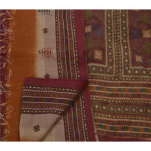 Load image into Gallery viewer, Saree 100% Pure Cotton Hand Embroidered Fabric Kantha Sari
