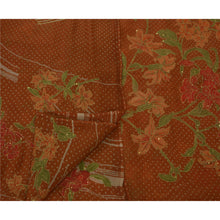 Load image into Gallery viewer, Indian Saree 100% Pure Georgette Silk Hand Beaded Fabric Sari
