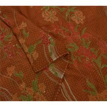 Load image into Gallery viewer, Indian Saree 100% Pure Georgette Silk Hand Beaded Fabric Sari
