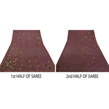 Load image into Gallery viewer, Indian Saree Art Silk Hand Beaded Craft Fabric Premium Sari
