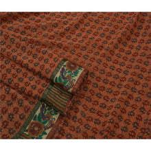 Load image into Gallery viewer, Indian Saree Georgette Embroidered Orange Fabric Premium Sari

