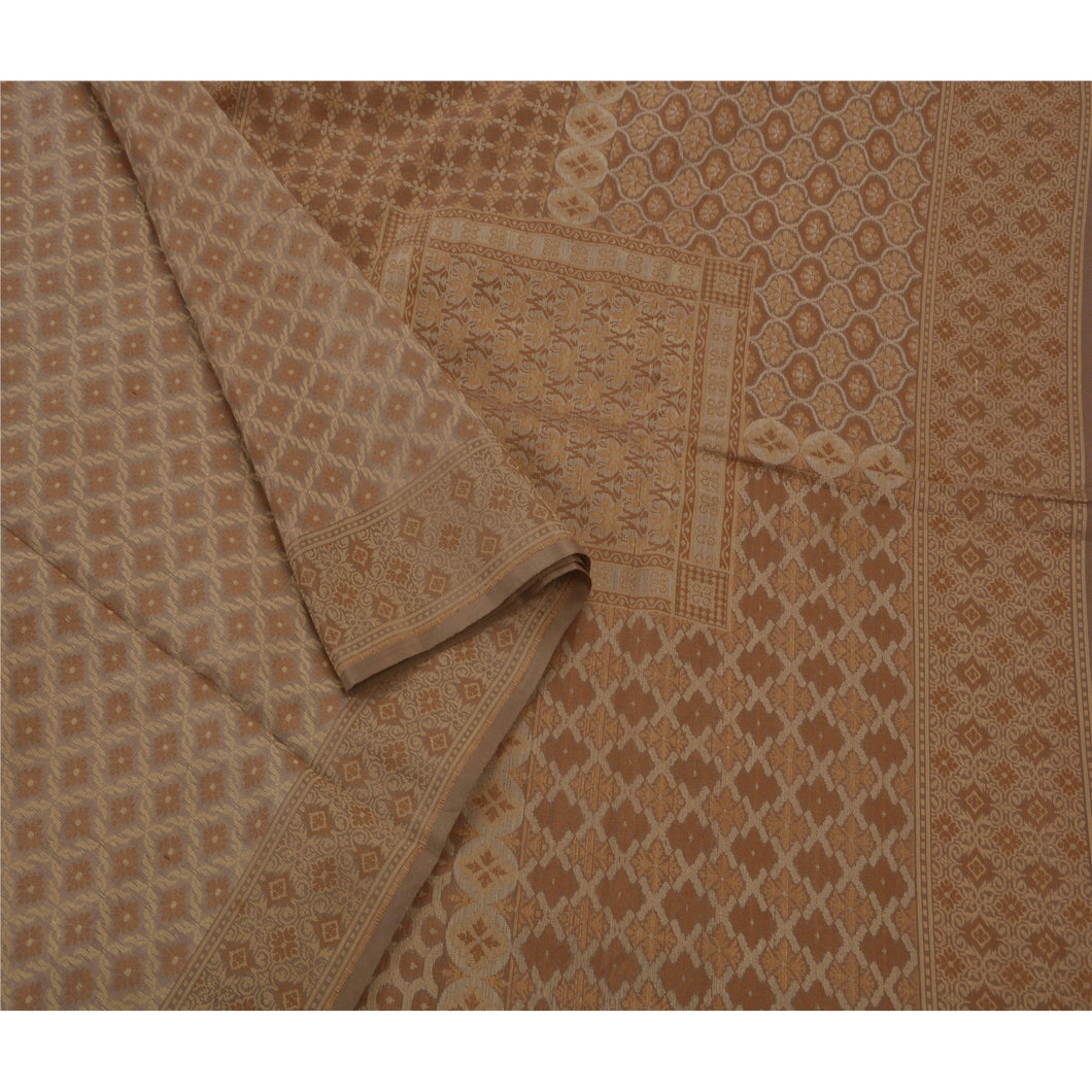 Saree Silk Blend Woven Craft Fabric Premium Cultural Sari