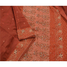 Load image into Gallery viewer, Sanskriti Antique Vintage Saree Pure Silk Hand Embroidery Fabric Premium Sari
