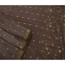 Load image into Gallery viewer, Sanskriti Vintage Saree Georgette Hand Beaded Woven Fabric Premium Ethnic Sari
