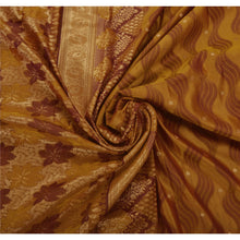 Load image into Gallery viewer, Indian Saree Art Silk Woven Craft Fabric Premium Cream Sari
