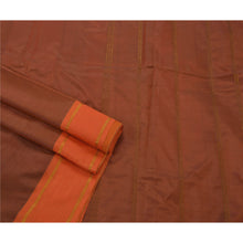Load image into Gallery viewer, Saree Art Silk Woven Craft Fabric Orange Sari
