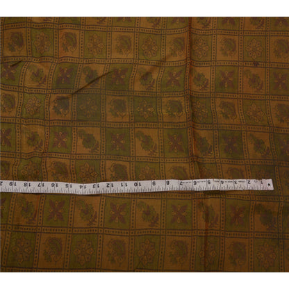 Sanskriti Vintage Antique Vintage Saree Pure Organza Silk Hand Embroidery Sustainable Fabric Premium Sari