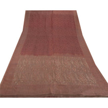 Load image into Gallery viewer, Sanskriti Vintage Saree Silk Blend Woven Craft Fabric Premium 5 Yard Sari
