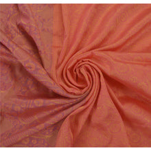 Load image into Gallery viewer, Saree Silk Blend Woven Pink Craft Fabric Premium 5 Yard Sari
