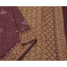 Load image into Gallery viewer, Saree Art Silk Embroidered Purple Woven Fabric 5 Yd Sari
