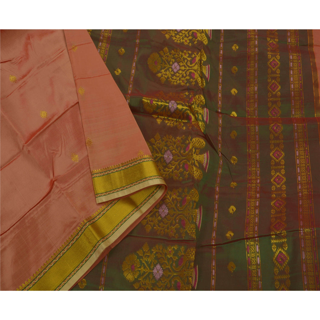 Saree Art Silk Woven Fabric Premium 5Yd Sari With Blouse Piece