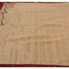 Load image into Gallery viewer, Sanskriti Antique Vintage Saree Art Silk Hand Embroidery Fabric Premium 5Yd Sari
