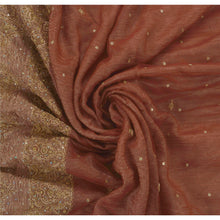 Load image into Gallery viewer, Sanskriti Antique Vintage Saree Tissue Hand Embroidery Fabric Premium 5 Yd Sari
