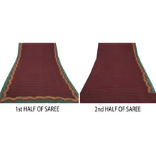 Load image into Gallery viewer, Saree Blend Georgette Embroidered Fabric Premium Cultural Sari
