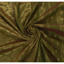 Load image into Gallery viewer, Sanskriti Vintage Saree Art Silk Woven Green Fabric Premium 5Yd Sari With Blouse
