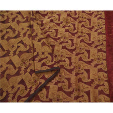Load image into Gallery viewer, Antique Vintage Saree Pure Organza Silk Hand Embroidery Fabric Premium 5 Yd Sari
