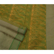 Load image into Gallery viewer, Sanskriti Vinatage Saree Art Silk Woven Green Craft Fabric Premium 5 Yd Sari
