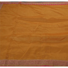 Load image into Gallery viewer, Saree Art Silk Embroidered Yellow Fabric Premium 5 Yd Sari
