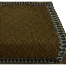 Load image into Gallery viewer, Sanskriti Vintage Saree Georgette Embroidered Green Fabric Premium 5 Yd Sari
