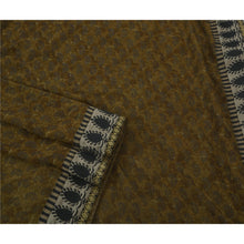 Load image into Gallery viewer, Sanskriti Vintage Saree Georgette Embroidered Green Fabric Premium 5 Yd Sari
