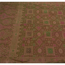 Load image into Gallery viewer, Sanskriti Antique Vintage Saree Pure Silk Woven Craft Fabric Premium 5 Yd Sari
