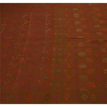 Load image into Gallery viewer, Sanskriti Vintage Saree 100% Pure Silk Woven Orange Fabric Premium Craft Sari

