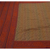 Sanskriti Vintage Saree Art Silk Hand Beaded Craft Sustainable Fabric Premium 5 Yd Sari