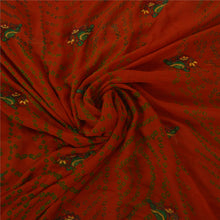 Load image into Gallery viewer, Sanskriti Vintage Saree Pure Georgette Silk Embroidered Bandhani Red Fabric Sari
