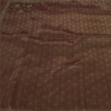 Load image into Gallery viewer, Sanskriti Vintage Saree Tissue Hand Beaded Brown Fabric Premium Sari 5 Yd

