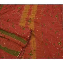 Load image into Gallery viewer, Saree Blend Georgette Hand Beaded Fabric Craft Ethnic Sari
