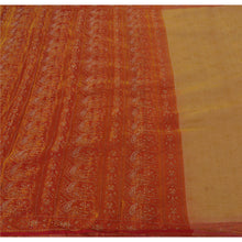 Load image into Gallery viewer, Saree Art Silk Banarasi Brocade Cream Fabric Ethnic Sari 5 Yd
