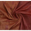 Sanskriti Vintage Sari 100% Ren Silke Vævet Brunt Bæredygtigt Stof 5 Yard Sari Premium 