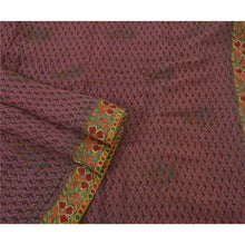 Load image into Gallery viewer, Sanskriti Vintage Pink Saree Blend Georgette Printed Fabric Premium Sari
