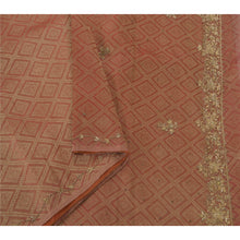 Load image into Gallery viewer, Sanskriti Vintage Red Saree Art Silk Hand Beaded Craft Fabric Premium 5 Yd Sari
