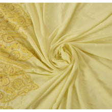 Load image into Gallery viewer, Sanskriti Vintage Green Saree Art Silk Hand Embroidered Craft Fabric Ethnic Sari
