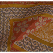 Load image into Gallery viewer, Sanskriti Vintage Yellow Saree Pure Crepe Silk Fabric Embroidery Zari Craft Sari
