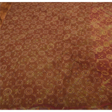 Load image into Gallery viewer, Sanskriti Vintage Red Saree Pure Organza Silk Woven Craft Fabric Premium Sari
