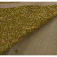 Load image into Gallery viewer, Sanskriti Vintage Green Saree Pure Silk Woven Craft 5 Yd Fabric Premium Sari
