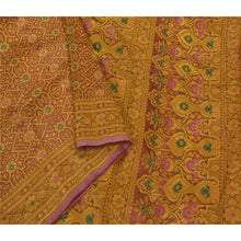Load image into Gallery viewer, Sanskriti Vintage Pink Sarees Blend Silk Woven Craft Decor Fabric Cultural Sari
