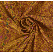 Load image into Gallery viewer, Sanskriti Vintage Pink Sarees Blend Silk Woven Craft Decor Fabric Cultural Sari
