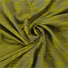 Load image into Gallery viewer, Sanskriti Vinatage Green Saree Blend Silk Woven Craft 5 Yd Fabric Premium Sari

