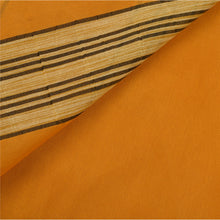 Load image into Gallery viewer, Sanskriti Vinatage Saffron Saree Art Silk Woven Craft 5 Yd Fabric Premium Sari
