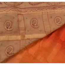 Load image into Gallery viewer, Saree Pure Silk Hand Embroidered Craft 5Yd Fabric Painted Sari
