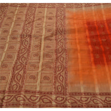 Load image into Gallery viewer, Saree Pure Silk Hand Embroidered Craft 5Yd Fabric Painted Sari
