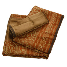 Load image into Gallery viewer, Sanskriti Vinatage Green Saree Art Silk Woven Craft Decor Fabric Sari Blouse Pc
