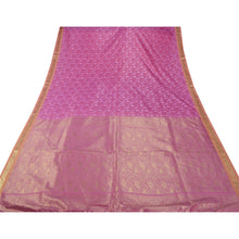 Load image into Gallery viewer, Sanskriti Vintage Pink Saree Art Silk Woven Craft Zari Fabric Premium 5 YD Sari
