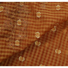 Load image into Gallery viewer, Saree Art Silk Hand Beaded Woven Craft Fabric Ethnic Sari
