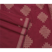 Load image into Gallery viewer, Sanskriti Vinatage Dark Red Saree Art Silk Woven Craft Fabric Premium 5 Yd Sari
