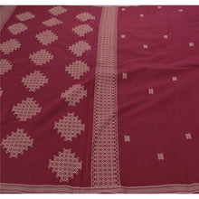 Load image into Gallery viewer, Sanskriti Vinatage Dark Red Saree Art Silk Woven Craft Fabric Premium 5 Yd Sari
